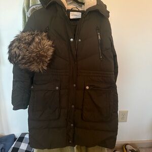 BCBGeneration Black Quilted Jacket Label View